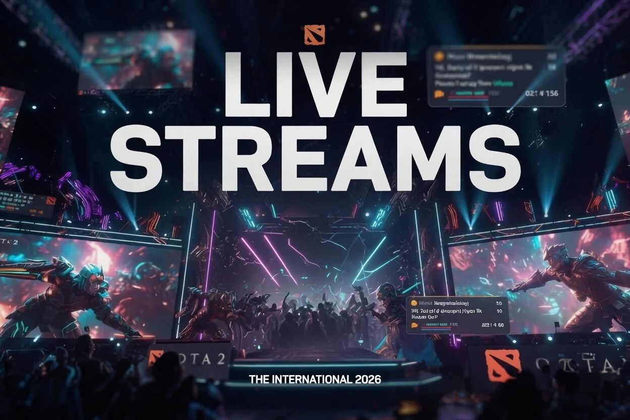 Dota 2 TI live streams and The International 2026 tickets for Shanghai