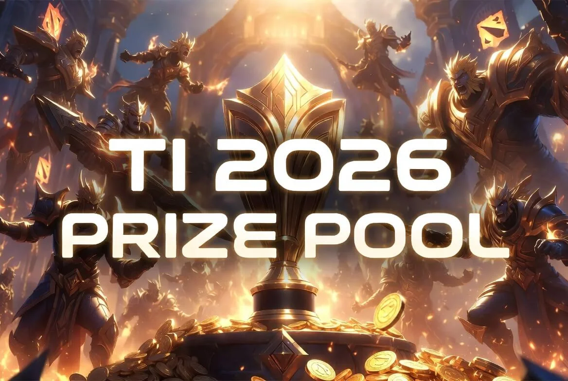 TI 2026 prize pool — the confirmed base and The International prize money history