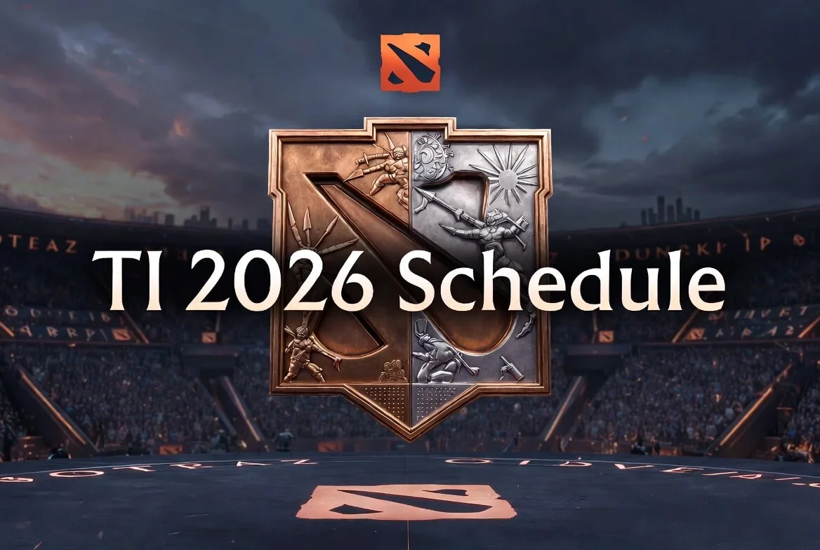 The International 2026 schedule for the Shanghai group stage and playoffs